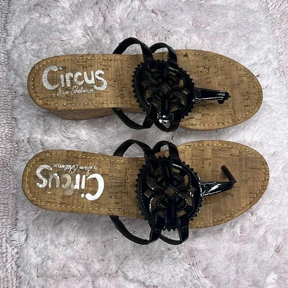 Circus by Sam Edelman Rocky black sandals size 9 - Picture 3 of 8